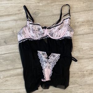 Babydoll set lingerie